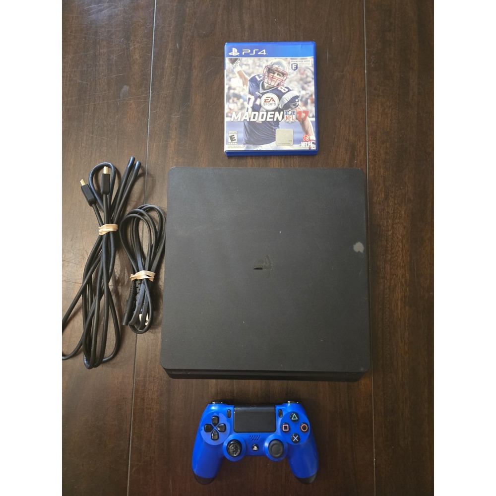 Sony PlayStation 4 Slim 1TB‎ Console Bundle w/ 1 Game TESTED